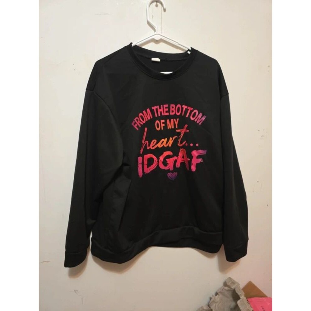 Black Sweatshirt Size 3XL